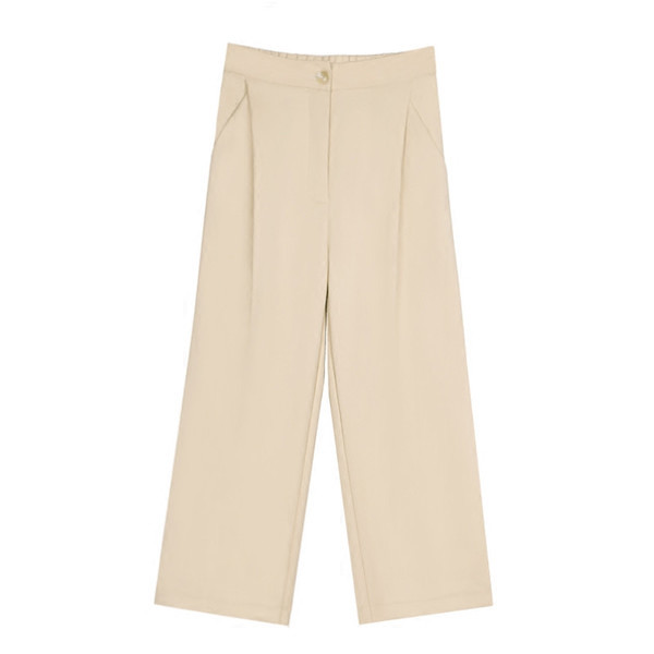 Pantaloni de dama in doua culori - model lat