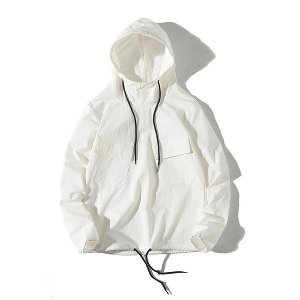 Hanorac pentru bărbați cu inscripții și cravate în trei culori