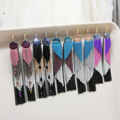 Cercei de damă colorați eterici