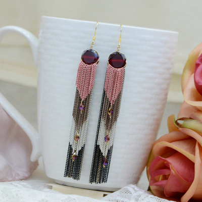 Cercei de damă colorați eterici