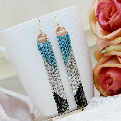 Cercei de damă colorați eterici