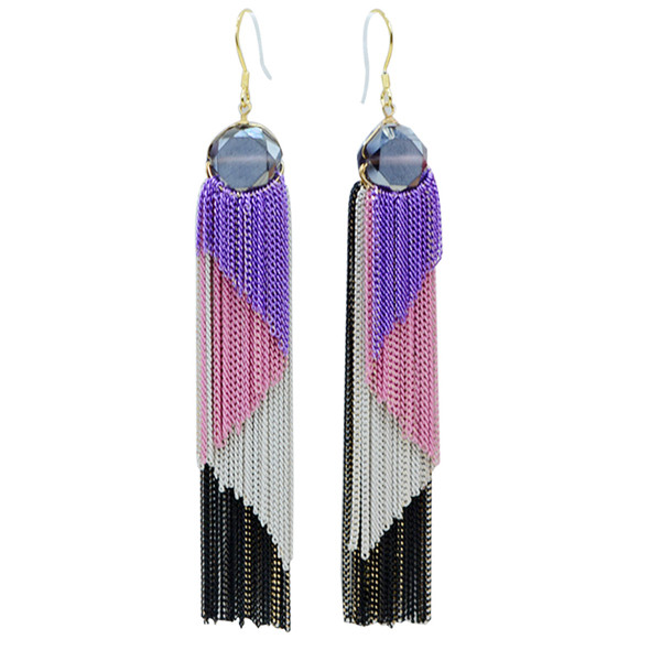 Cercei de damă colorați eterici