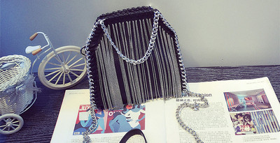 Стилна дамска чана от еко кожа в два размера