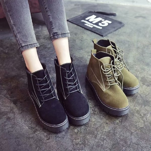 Cizme de dama din piele ecologica de culoare verde si negru