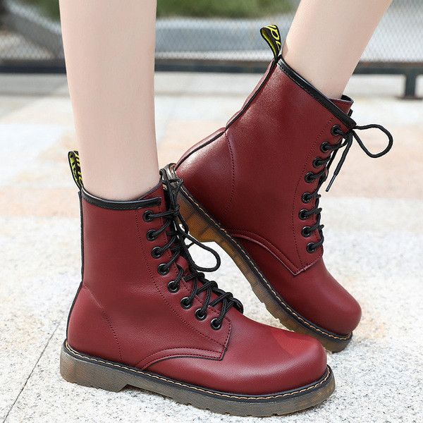 Γυναικεία  παπούτσια από οικολογικό δέρμα σε μπορντό και μαύρο χρώμα