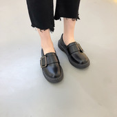 Pantofi retro casual dama - culoare neagra