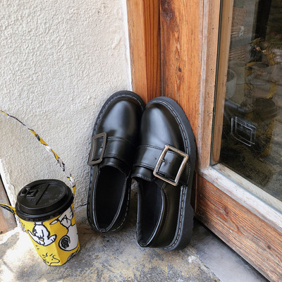 Pantofi retro casual dama - culoare neagra