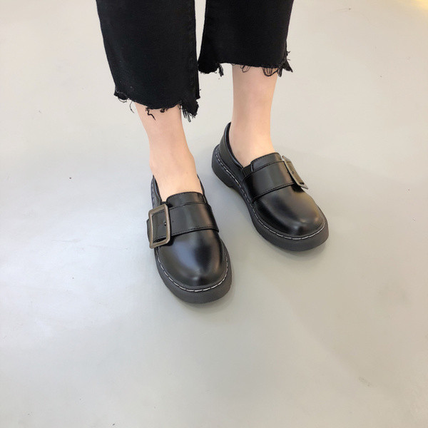 Pantofi retro casual dama - culoare neagra