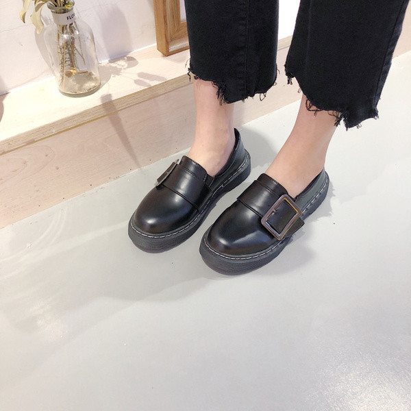 Pantofi retro casual dama - culoare neagra