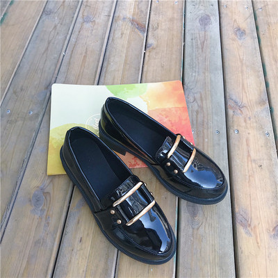 Mocasini retro dama cu catarama in culoarea neagra - doua modele