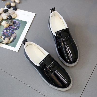 Mocasini de dama din piele lacuita din piele ecologica in patru culori