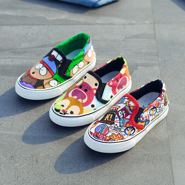 Pantofi casual pentru copii in trei culori potriviti pentru fete si baieti