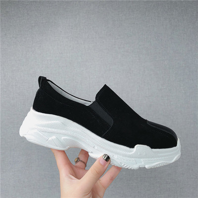 Pantofi sport casual pentru doamne fara cravate in trei culori