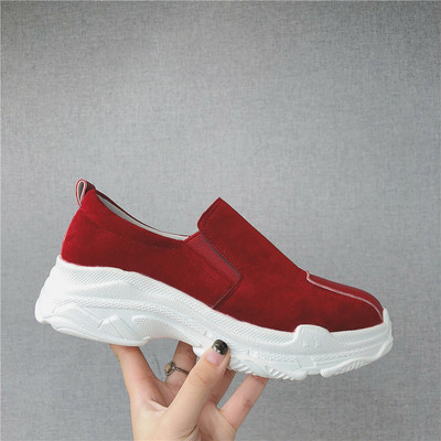 Pantofi sport casual pentru doamne fara cravate in trei culori