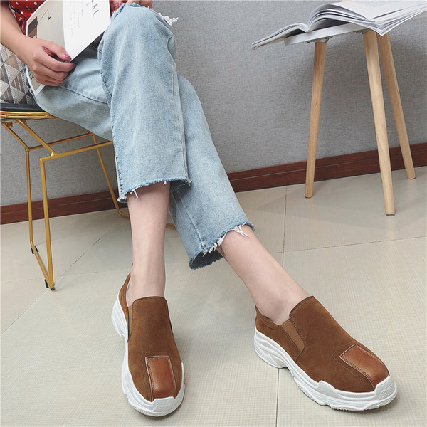 Pantofi sport casual pentru doamne fara cravate in trei culori