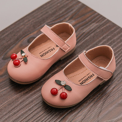 Pantofi copii pentru fete din piele ecologica cu decor 3D in trei culori