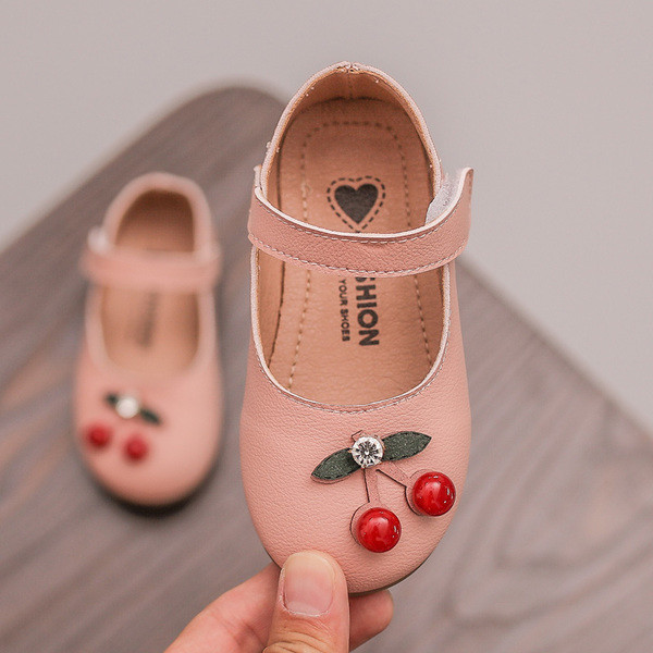 Pantofi copii pentru fete din piele ecologica cu decor 3D in trei culori