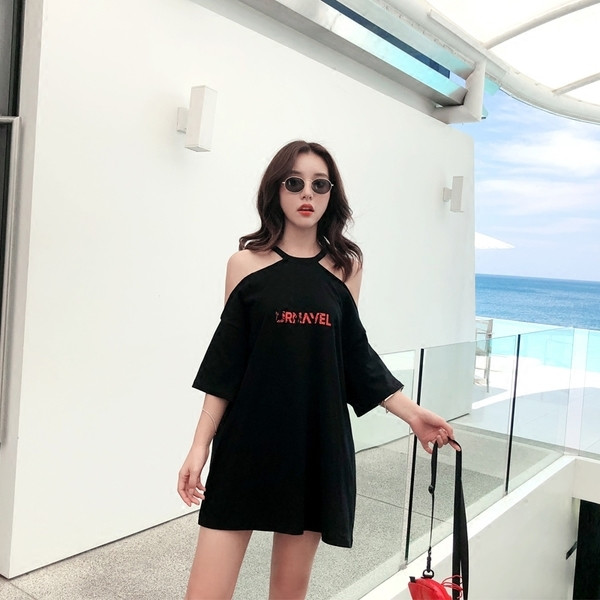 Γυναικία casual μπλούζα σε μαύρο χρώμα