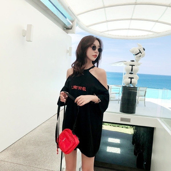 Γυναικία casual μπλούζα σε μαύρο χρώμα