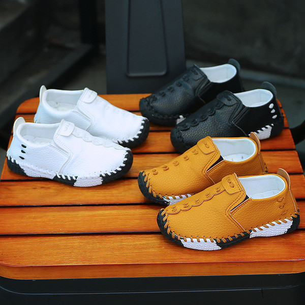 Stílusos gyerekcipő fiúknak ökobőrből három színben