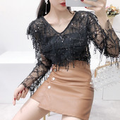 Bluza de dama eleganta cu paiete in trei culori