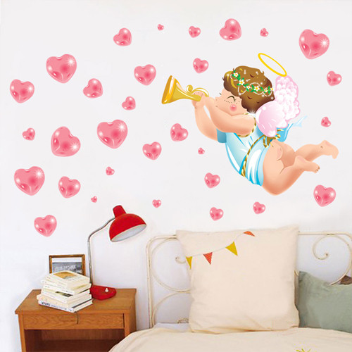 Стенен стикер подходящ за детска стая - Ангел