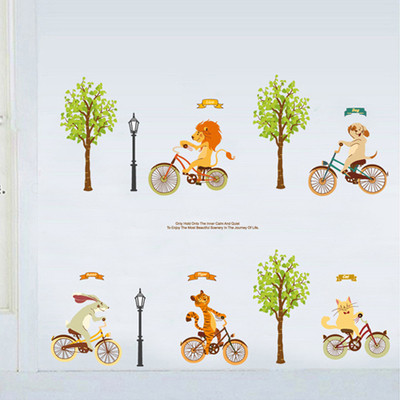 Цветна стена декорация за детска стая