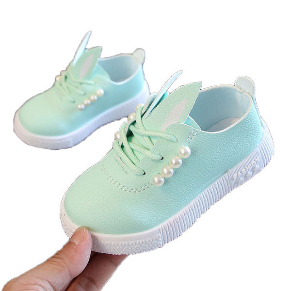 Modern gyerek tornacipő lányoknak gyöngyökkel és 3D dekorációval három színben