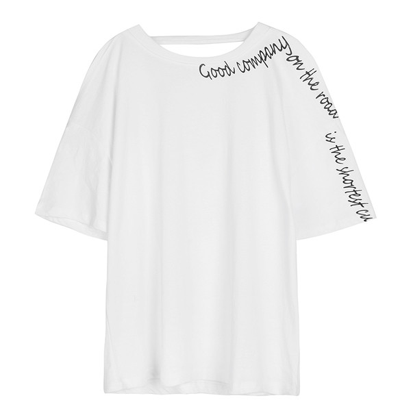 Модерна дамска блуза с интересен гръб в два цвята