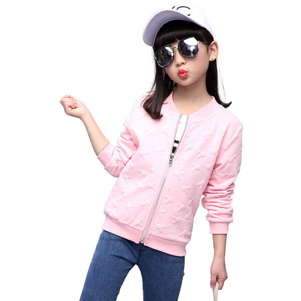 Μοντέρνο παιδικό μπουφάν για τα κορίτσια σε διάφορα χρώματα