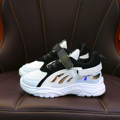 Adidasi pentru copii colorati pentru fete cu cravate si velcro