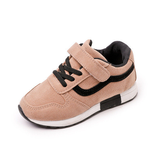 Небрежни детски маратонки с връзки и велкро лепенки в три цвята