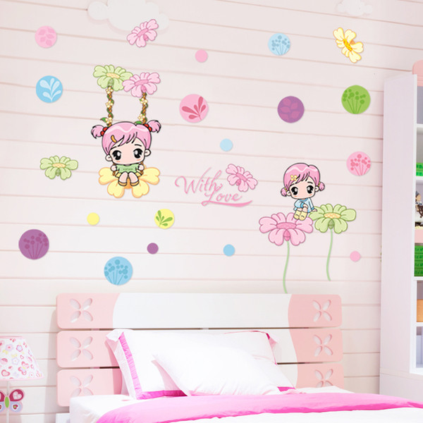 Autocolant color de perete pentru camera copiilor