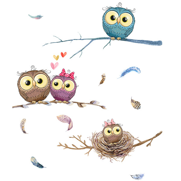 Стикер - Семейство Бухали