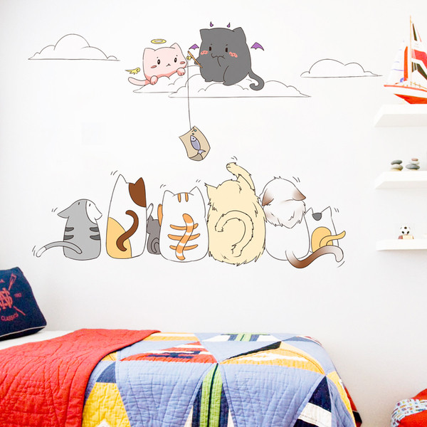 Стикери за стена - Котета
