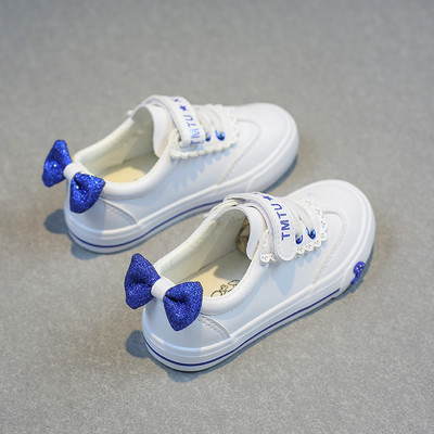 Tenisi casual copii pentru o fata cu panglici in mai multe culori