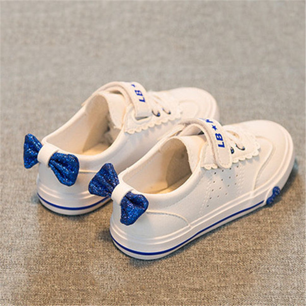 Tenisi casual copii pentru o fata cu panglici in mai multe culori