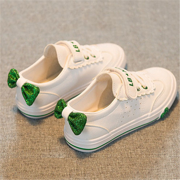 Tenisi casual copii pentru o fata cu panglici in mai multe culori