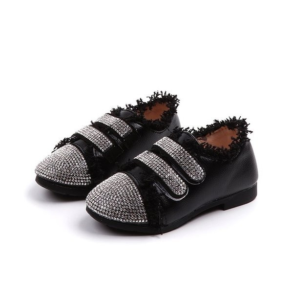 Tenisi moderni pentru copii pentru o fata cu pietre decorative in trei culori