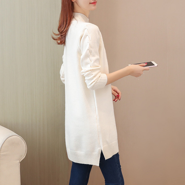 Pulover gros de damă în cinci culori