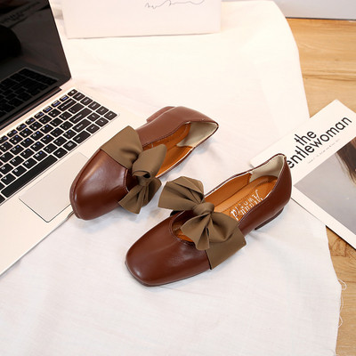 Pantofi casual dama in trei culori cu panglica