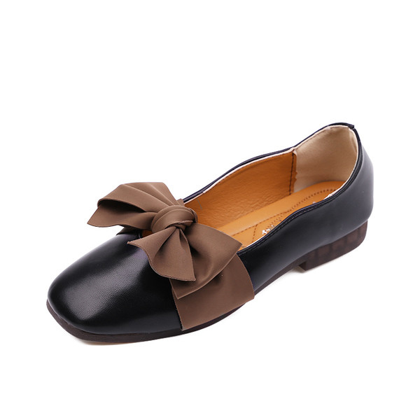 Pantofi casual dama in trei culori cu panglica