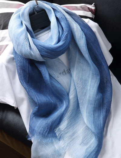 Eșarfă de mătase de damă de culoare irizată