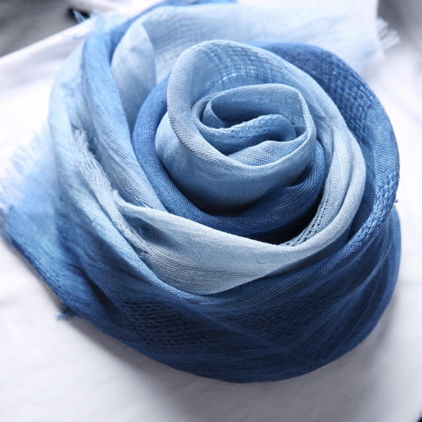 Eșarfă de mătase de damă de culoare irizată