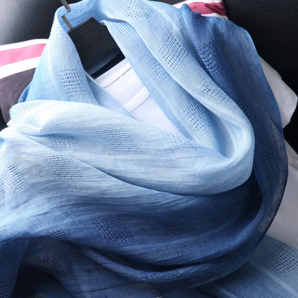 Eșarfă de mătase de damă de culoare irizată