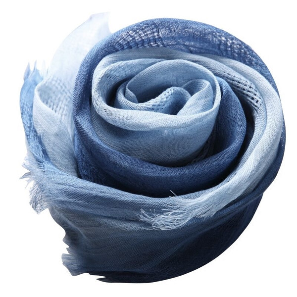 Eșarfă de mătase de damă de culoare irizată