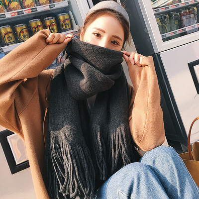 Női vastag sál két színben