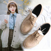 Női alkalmi cipő fekete és barna színben, fűzős