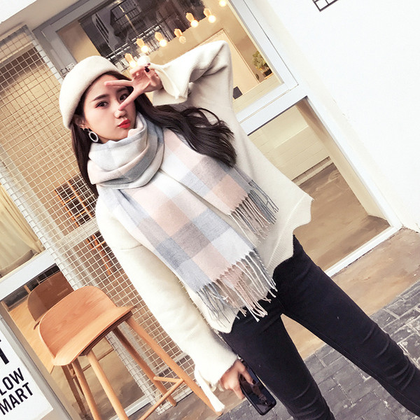 Eșarfă modernă de bumbac de damă în mai multe culori