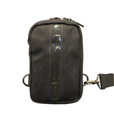 Kicsi férfi válltáska fekete színben